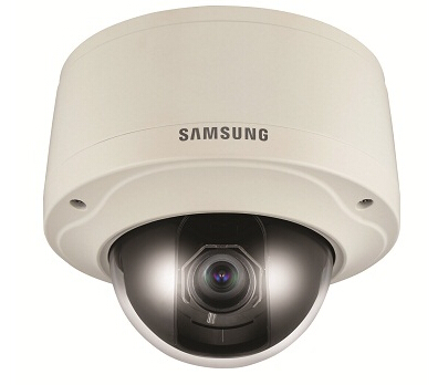 三星 1/3" 4CIF寬動態手動變焦防暴網絡半球攝像機  SNV-3082P