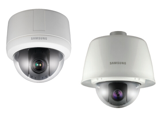 三星 1/4" 4CIF 12x寬動態網絡快球攝像機  SNP-3120P